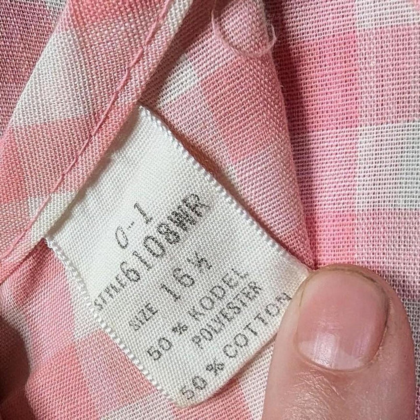 Picnic Ready Vintage Pink & White Gingham Mini Dress