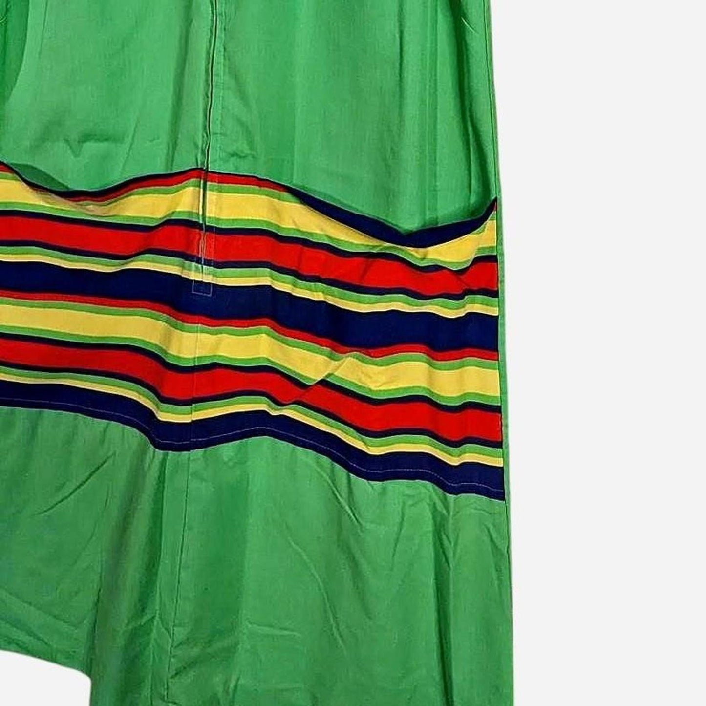 Groovy Peter Pan Collared Vintage Green Midi House Dress