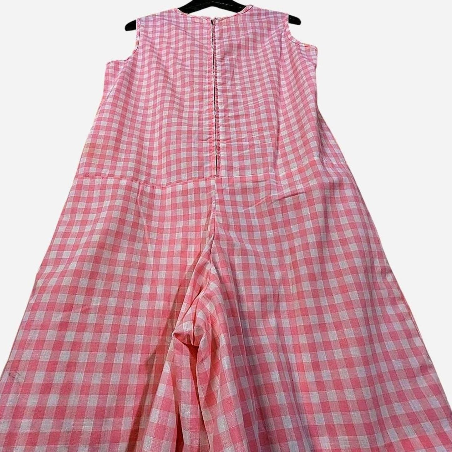 Picnic Ready Vintage Pink & White Gingham Mini Dress