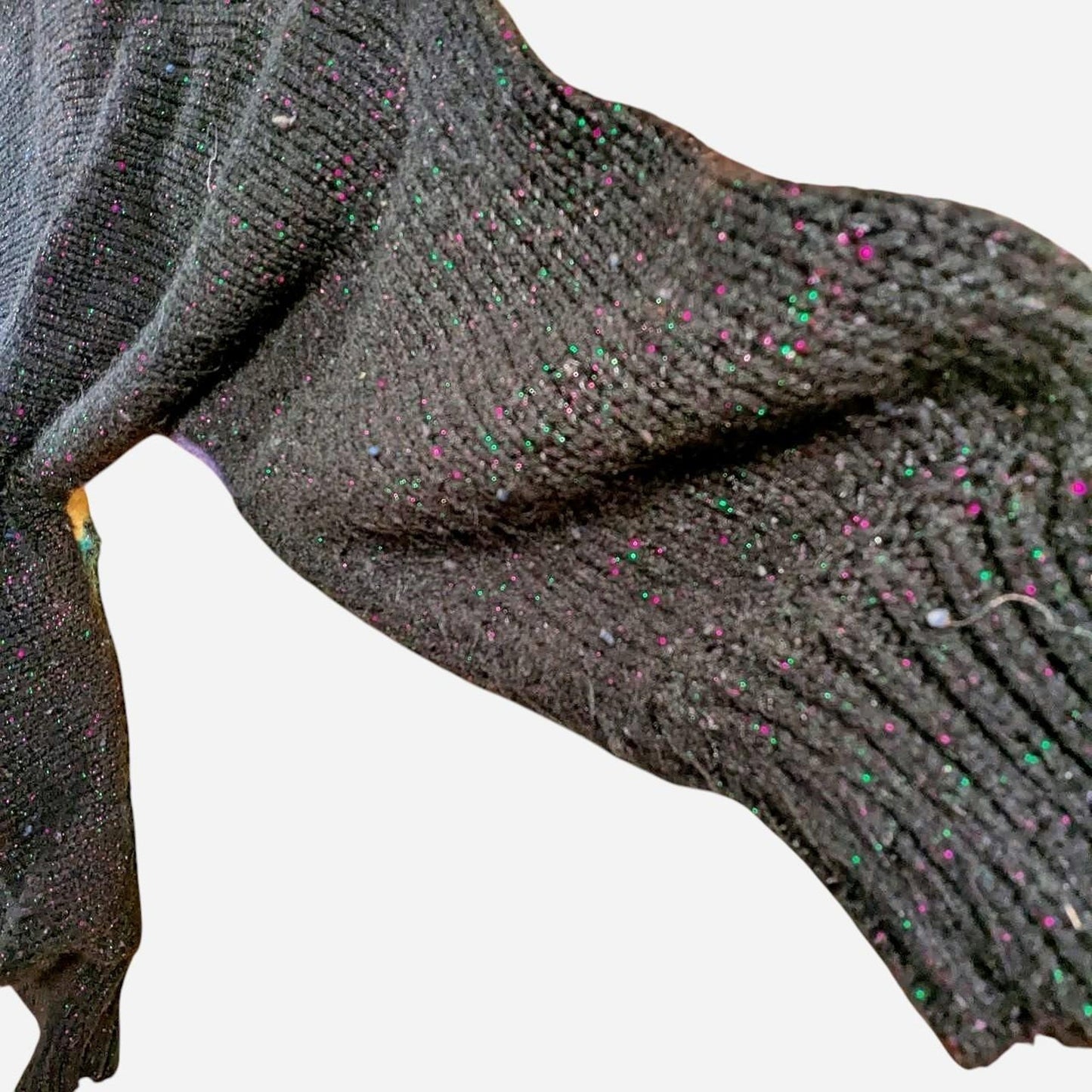 80s Glam Fancy Granny-Core Sweater